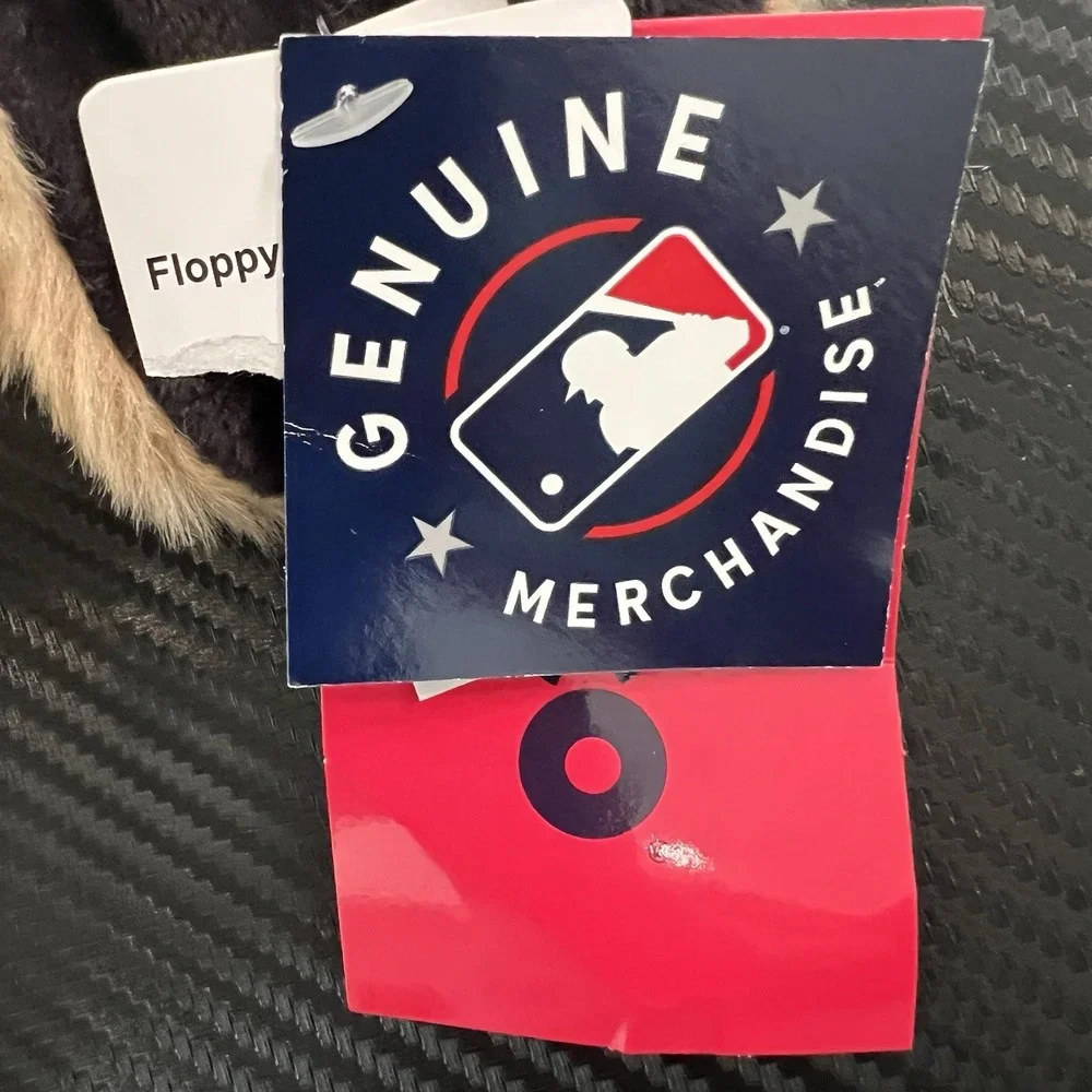 MLB Cincinnati Reds 10'' Floppy Ear Dog‎ Plush NWT By Foco Licensed by MLB